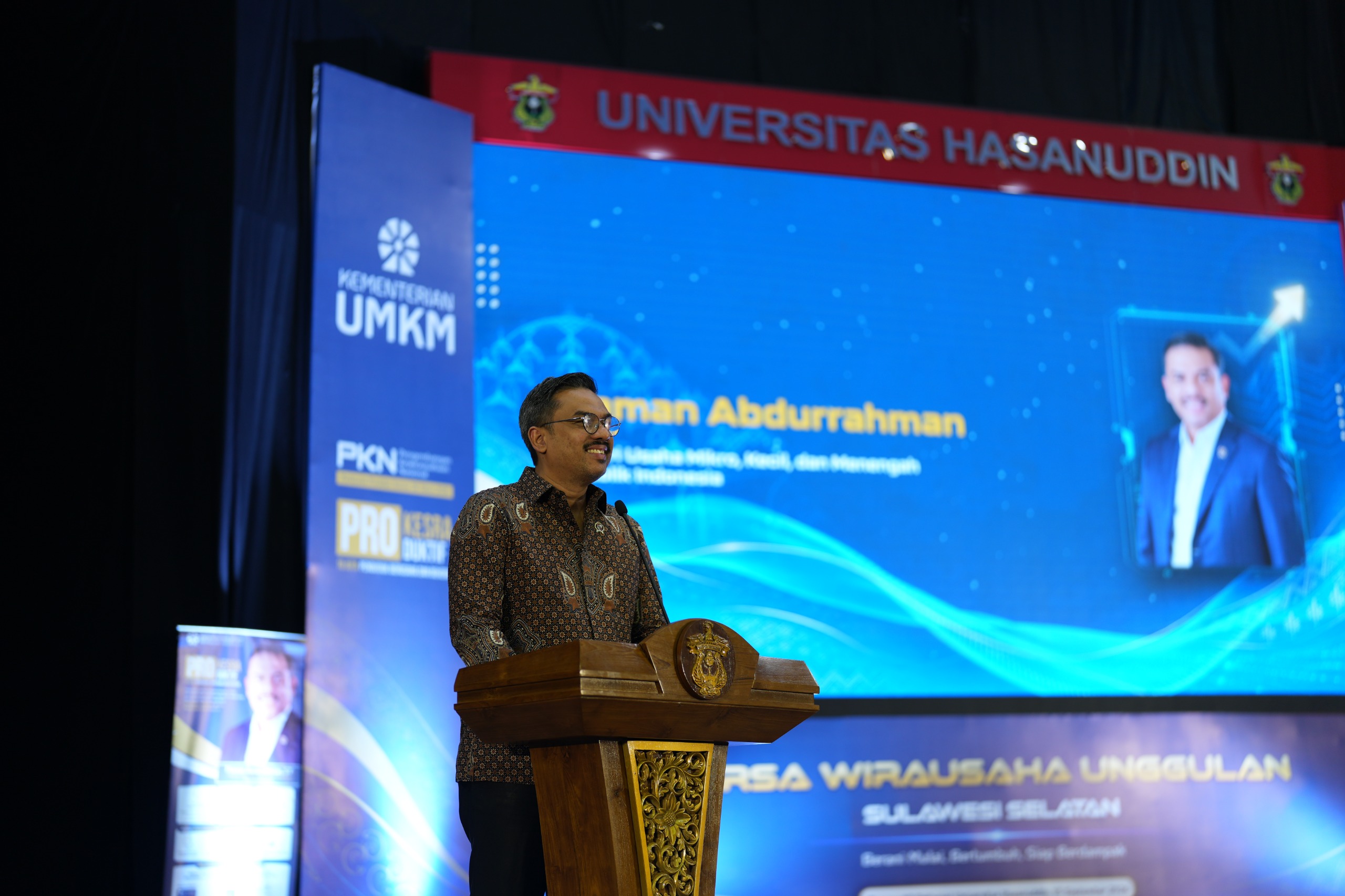 UMKM Butuh Akses Pembiayaan hingga Legalitas, Ini Dorongan Menteri UMKM di Unhas